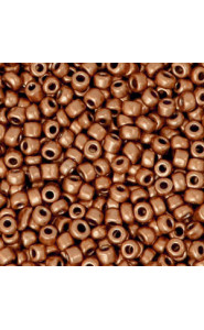 Seed beads 8/0 (3mm) Orange brown